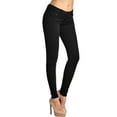 thumbnail image 4 of 2Luver, Women's, School Uniform Pants with 5 Pocket Mid-Rise Classic Work, Black, 9, 4 of 6