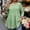 *Green, variant on ClodeEU Women's Plus Size Crochet Lace Round Neck Top,Asymmetric Hem Long/3/4 Sleeve Blouse Black,Womens Plus L