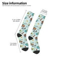 thumbnail image 5 of Haiem Cartoon Car Racing Socks, Funny Novelty Crazy Design Cotton Socks Sports Socks Knee High Socks For Men, Women,1Pairs - Gift For Working Friends, 5 of 9