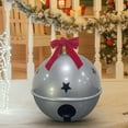 thumbnail image 6 of LmnLft Inflatable Christmas Ball Bow Bells Ornament ,Giant Jingle Bell Xmas Balloon Pendant Outdoor Ornament for Garden Yard Patio Christmas Holiday Decor, 6 of 7
