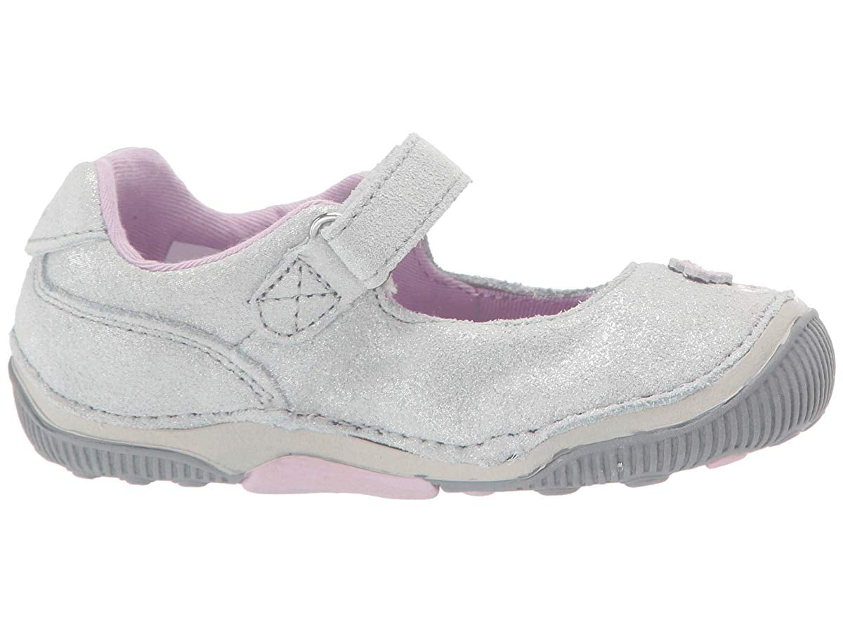 Toddler//Little Kid K Stride Rite Haylie Mary Jane 8 Toddler Haylie Silver