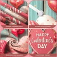 thumbnail image 3 of Red Theme Galentine's Day Banner Pink  Heart Display Heart Pattern Cherry Decoration Sweet Backdrop for Galentine's Party Girls' Gathering Friendship Celebration, 3 of 8