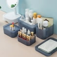 thumbnail image 2 of PENGXIANG Plastic Frosted Compartment Storage Box with Lid Office Container Organizer, 2 of 10