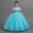 Mint Green, variant on Girls Off Shoulder Tulle Ball Gown with Floral Embroidery Formal Floor Length Evening Dress for Kids Pink 3-4 Years