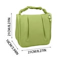 thumbnail image 2 of JeashCHAT Cosmetic Bag, Waterproof Portable Makeup Bag, Large Capacity Travel Wash Bag with Handle and Dividers Hanging Multifunctional Storage Bag, 2 of 2
