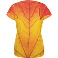 thumbnail image 2 of Halloween Autumn Fall Leaf Costume All Over Womens T-Shirt, 2 of 2