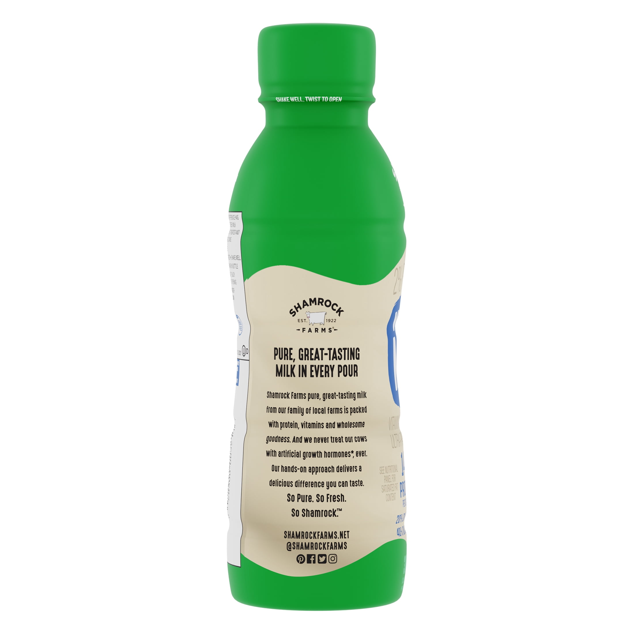 Shamrock Farms Milk Reduced Fat Vanilla Milk, 12oz