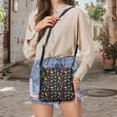 thumbnail image 5 of HELLHERO Space Dinosaur Rocket Pattern Satchel Bag, Waterproof Crossbody Purse Multiple Zipper Pockets Lightweight Women's Shoulder Bag for Shopping Travel, 5 of 7