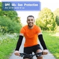 thumbnail image 3 of 10 Pares de Mangas Brazo RefrigeracióN Calentadoras ProteccióN UV para Hombres y Mujeres, Correr, Ciclismo, Senderismo, Golf, Negro, 3 of 5