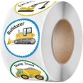 thumbnail image 1 of Construction Vehicle Stickers, Trucks, Excavators, Tractors, Reward Stickers, Excellent for Party Favors, Teacher Awards, 1 of 5