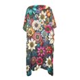 thumbnail image 2 of HELLHERO High Quality Fabrics Swimsuit Cover Up Shirt for Summer Breathable Free Size Bathing Suit Cover Up Mandala, 2 of 6
