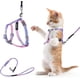 thumbnail image 1 of Juego de arnés y correa para gatos, ajustable, a prueba de escapes, con correa para gatos (púrpura degradado), 1 of 5