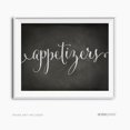 thumbnail image 2 of Appetizers Vintage Chalkboard Wedding Party Signs, 2 of 2