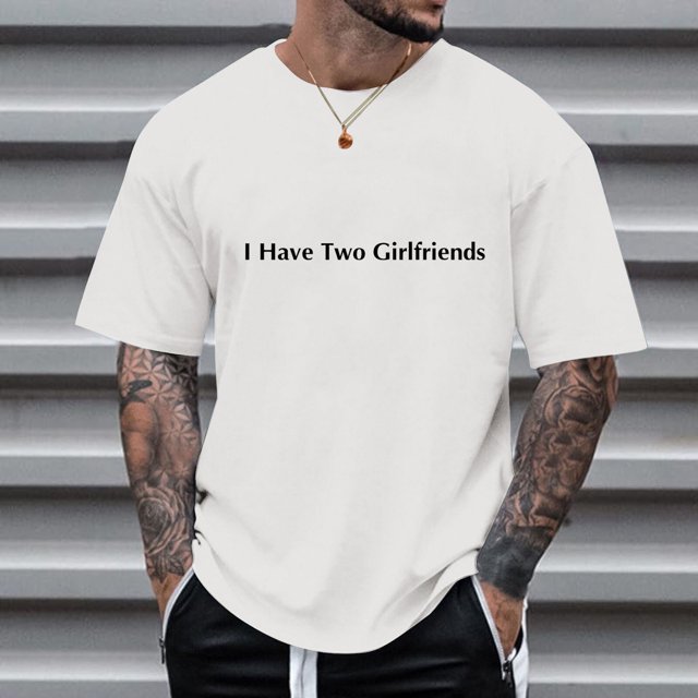 WEAIXIMIUNG T-Shirts pour Hommes Grande Taille4X T-Shirt Imprimé pour Hommes Populaire Décontracté Ample à Col Rond à Manches Courtes