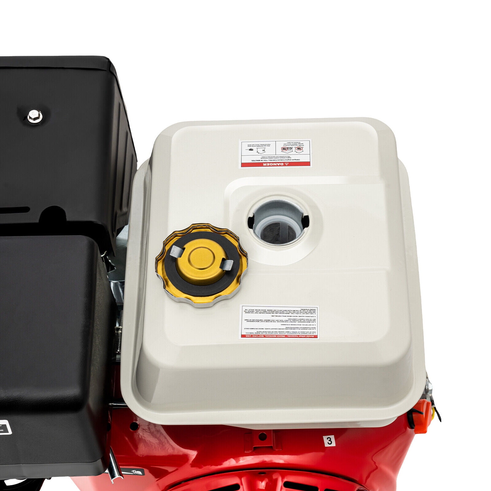 15 HP 420CC Gasoline Engine 4-Stroke 3600RPM Go Kart Engine OHV Pull Start Small Gas