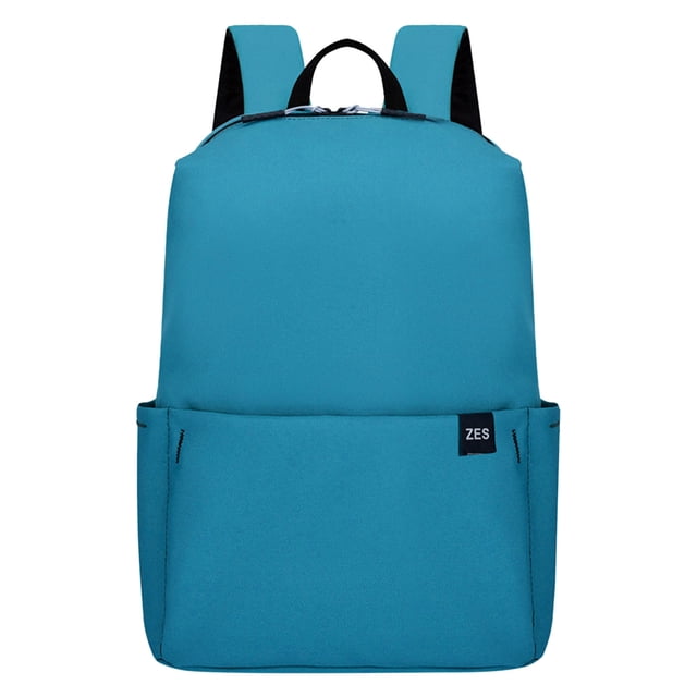 MIASHUI Fashionable Large Capacity Student Backpack Lightweight Comfortable Outdoor Travel with Solid Color Pattern and Durable Shoulder Straps