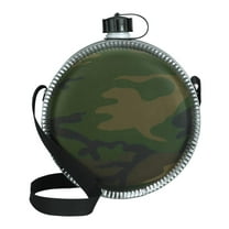 2 Quart Camouflage Desert Style Woodland Canteen