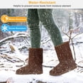 thumbnail image 5 of Women Mid Calf Snow Boots, Warm Faux Fur Lined Winter Boots with Anti-Slip TPC Sole for Outdoor and Casual Wear, 5 of 5