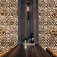 thumbnail image 7 of Ekena Millwork 11 7/8"W x 11 7/8"H x 1/2"P Belmont Boat Wood Mosaic Wall Tile, Natural Finish (11-Pack), 7 of 7