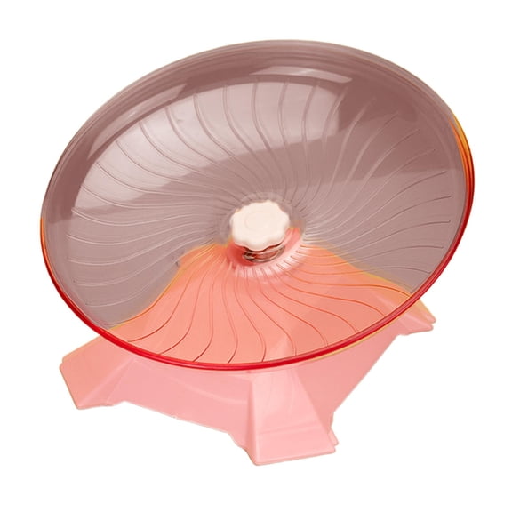 Rueda para hámster, jaula silenciosa, accesorio para ratas, disco giratorio, rueda para correr para hámster. Rosa