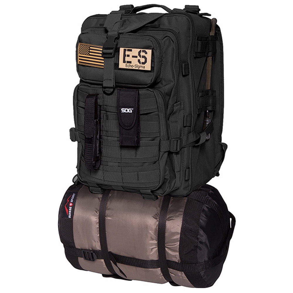 Echo-Sigma Emergency Bug Out Bag Red