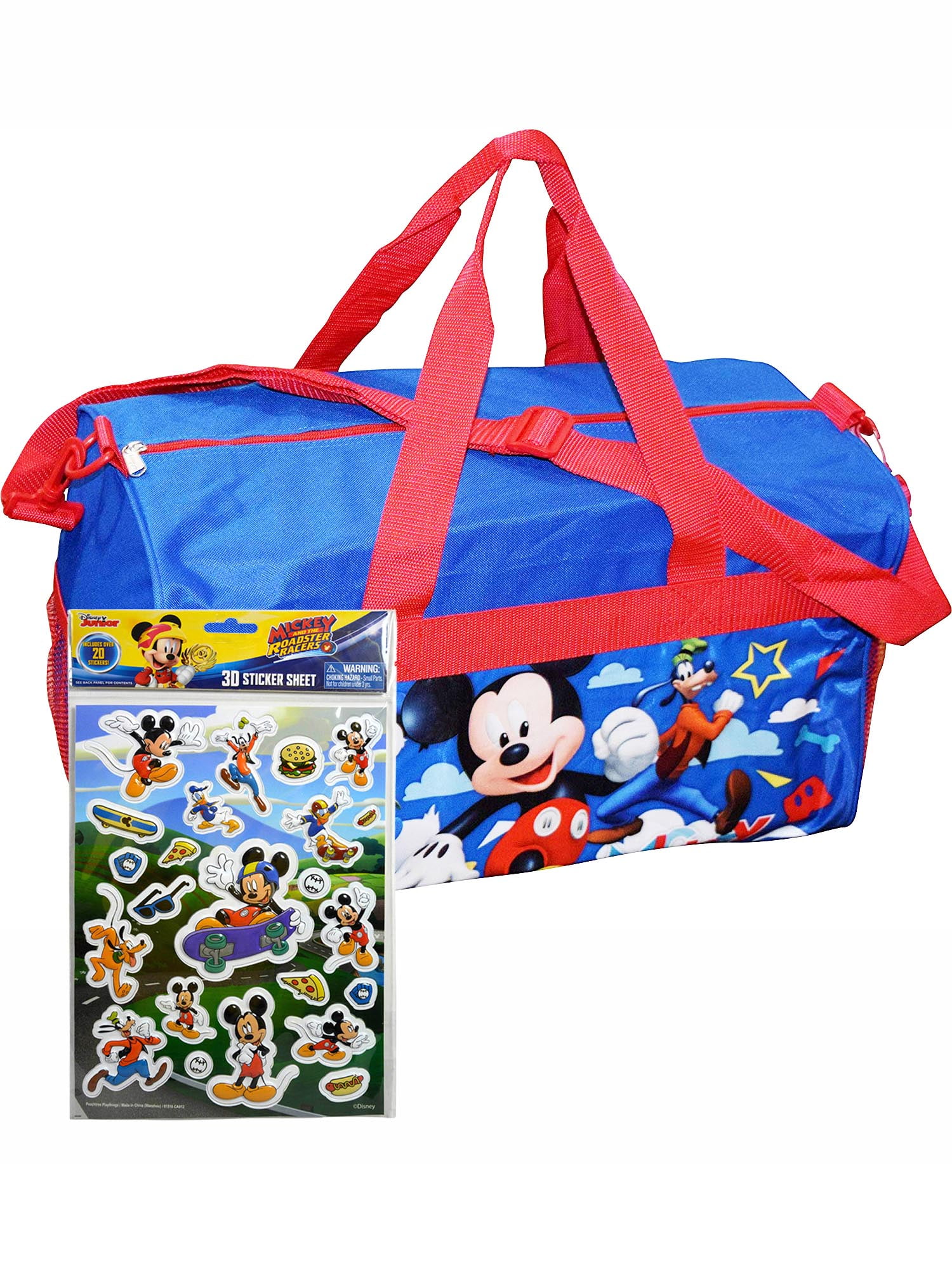 New Disney Minnie Mouse and Friends Kids Girls Travel Duffel Diaper Gym Bag 17" 