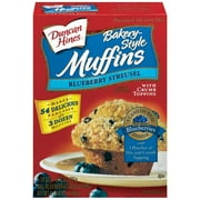 Duncan Hines: Blueberry Streusel W/Crumb Topping 3 Ct-24 Oz Each Muffin Mix Bakery-Style, 72 oz