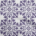 thumbnail image 1 of oneOone Cotton Poplin Violet Fabric Asian Mosaic Dress Material Fabric Print Fabric By The Yard 42 Inch Wide, 1 of 6