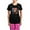 With Pink Pant, variant on CafePress - Cute Cat Watercolor Pajamas - Women's Short Sleeve Print T-Shirt and Pants Dark Cotton Pajama Set