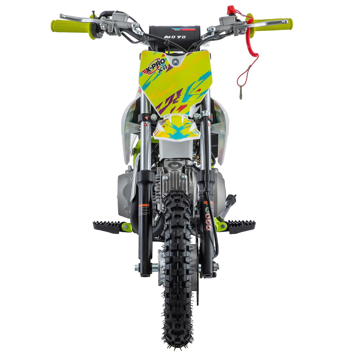 X-Pro Brand New X11 110cc Dirt Bike Gas Dirt Bike Pit Bikes Youth Dirt Pitbike with Automatic Transmission, Electric Start, 10"/10" Tires!