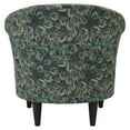 thumbnail image 4 of Fox Hill Trading Eclectic Polyester Newport Club Chair, Peacock, 4 of 7