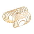 thumbnail image 1 of Fashion Hollow Out Metal Bracelets Semicircle Bangle for Women 1Pcs Alloy, 1 of 5