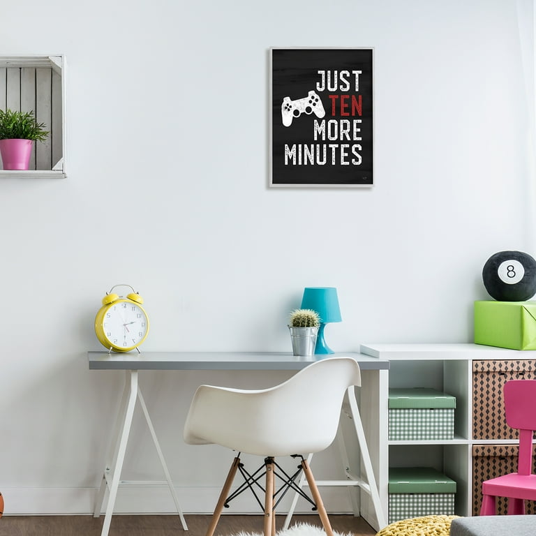 "Yelling May Occur Due To Gaming" Wall Art Print - 24x30 Unframed Canvas For Gameroom Decor