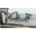 thumbnail image 5 of NSF 60''x30''x45'' Bar Sink, Free Standing Soiled Dish Table, Right Table Bar Sink with Faucet, 5 of 11