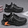 thumbnail image 2 of Men's Stylish Thick Sole Sneakers - Versatile for Outdoor, Running & Fitness | Shock-Absorbing, Comfortable Casual Shoes with Elastic Closure, 2 of 9