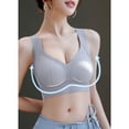 thumbnail image 4 of MEICHEN Full Cup Push Up Bras for Women Wireless Supportive Anti Sagging Underwear Solid Everyday Bras Summer Essentials Fall Fashion Clothes, 4 of 5
