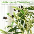 thumbnail image 5 of 5ft Artificial Olive Tree Elliptical Basin for Home Office Decor, 5 of 5