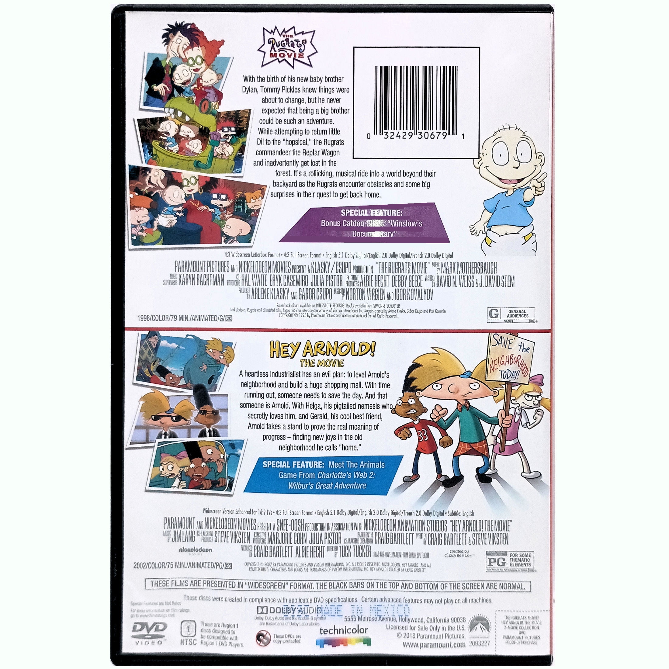 The Rugrats Movie & Hey Arnold! The Movie (2-movie family fun The Rugrats Movie & Hey Arnold! The Movie (2-movie family fun