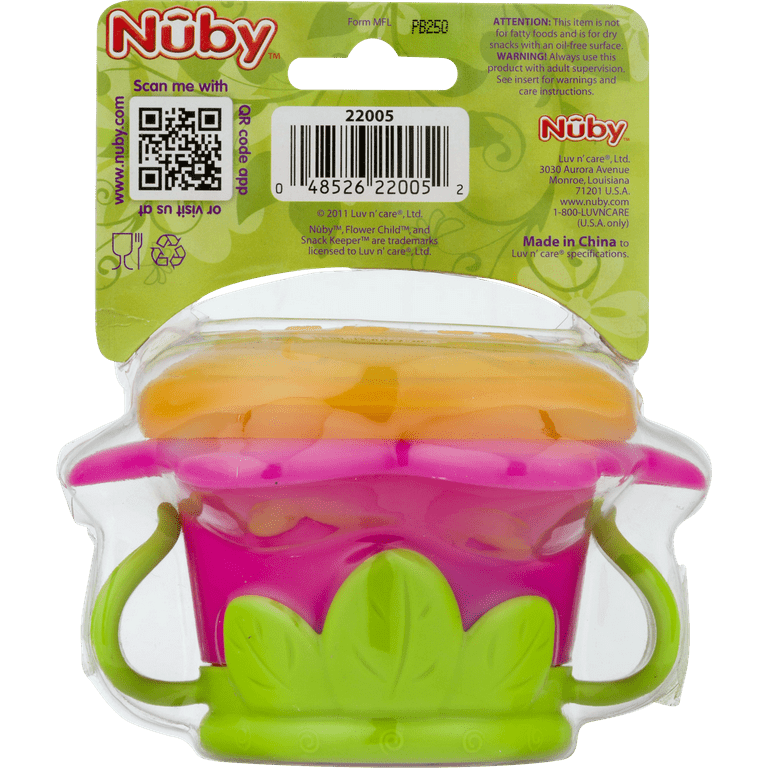 Gobble and Go Snack Cups – Water Lilies Baby Boutique