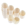 thumbnail image 4 of Tazas De Corte Oblicuo De Madera Desechables De 50 Piezas Para El Partido Sirviendo Bocadillos De Comida Sunnimix Tazas de corte oblicuas de madera, 4 of 8