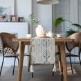 thumbnail image 4 of AUQ Table Runner,Vintage Print Design Table Runners,Lightweight Single-Layer Design Table Mats,33*180cm,Style3, 4 of 4