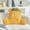 Yellow, variant on HKEJIAOI 21.65in Large Soft Backrest Pillow for Reading in Bed, Multi-Purpose Floor Cushion with Flock Cover, Supportive Back & Waist Pillow for Office, Dorm, Living Room