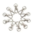 thumbnail image 1 of MesaSe 10Pcs Mini Porte-Clés en Alliage d'Aluminium Faisant Boucle Mousqueton à Clip à Ressort, 1 of 6
