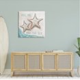 thumbnail image 2 of Stupell You Me & Sea Beach Starfish Romance Landscape Painting Gallery Wrapped Canvas Print Wall Art, 2 of 7