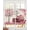 Pink Crimson Beige, variant on Valentine's Day Sheer Curtains 39 Inch Length 2 Panels Set for Living Room/Bedroom, Love Tree Branches Truck Roses Beige Kitchen Curtains Grommet Semi-Sheer Curtains Window Treatments 27.5"x39"x2