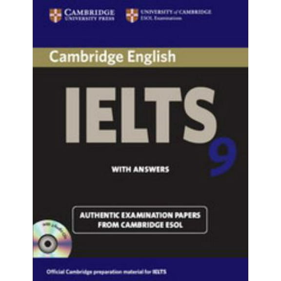 Pre-Owned Cambridge Ielts 9 Self-Study Pack (Student's Book with Answers and Audio CDs (2)): Authentic Examination Papers from Cambridge ESOL [With CDs] (Paperback) 110764562X 9781107645622