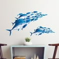 thumbnail image 3 of ziyahi Poissons Sticker Mural Simulé Transparent Mignon Papier Peint Stickers Décor à la Maison Ménage Large Application, 3 of 6