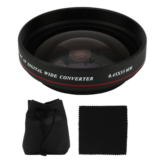 Filtro gran angular Zomei Ultra Slim de 55 mm y 0,45x para cámaras DSLR y videocámaras Nikon