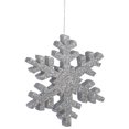 thumbnail image 1 of 36 in. Silver Outdoor Glitter Snowflake, 1 of 1