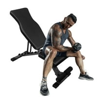 Sit-up Bench for Full Body Workout, Foldable Adjustable Strength Training Chair, 600lbs Capacity, Incline/Decline, Multi-Purpose Exercise Equipment for Home Gym & Core Training